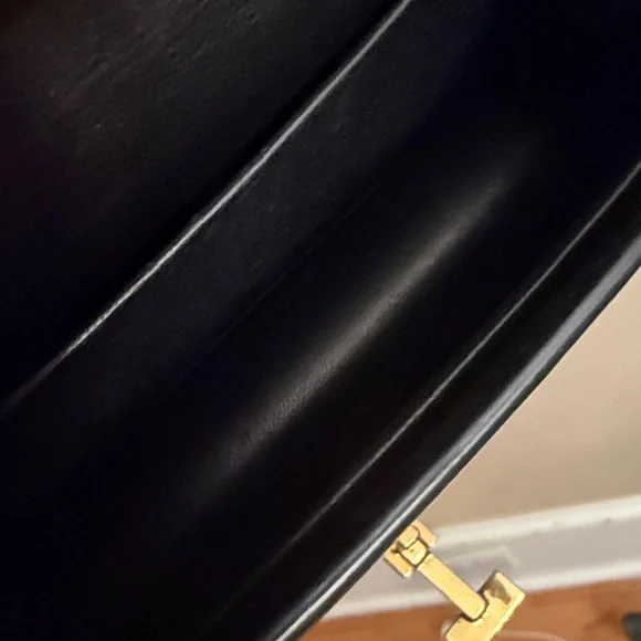 THE ROW sofia e/w crossbody bag black leather and suede - Picture 11 of 13